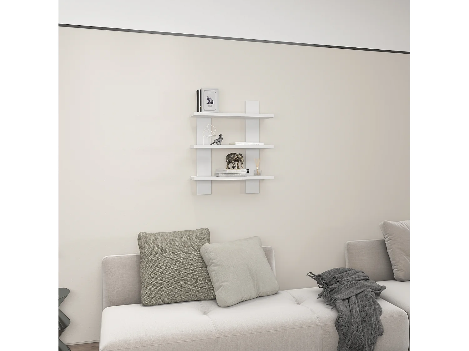 Wandregal WACO-Weiß,50x60x16