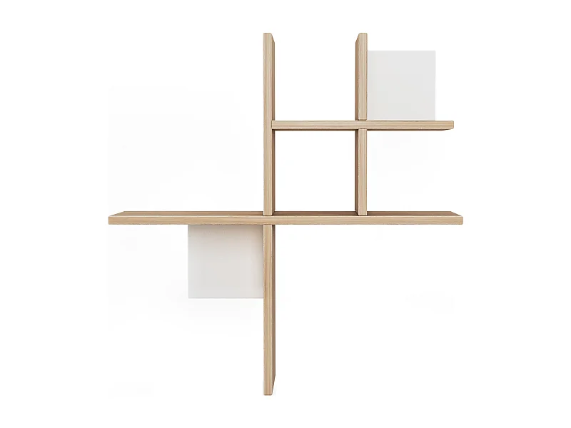 Mensola da parete BALANCE marrone, 74x75x22