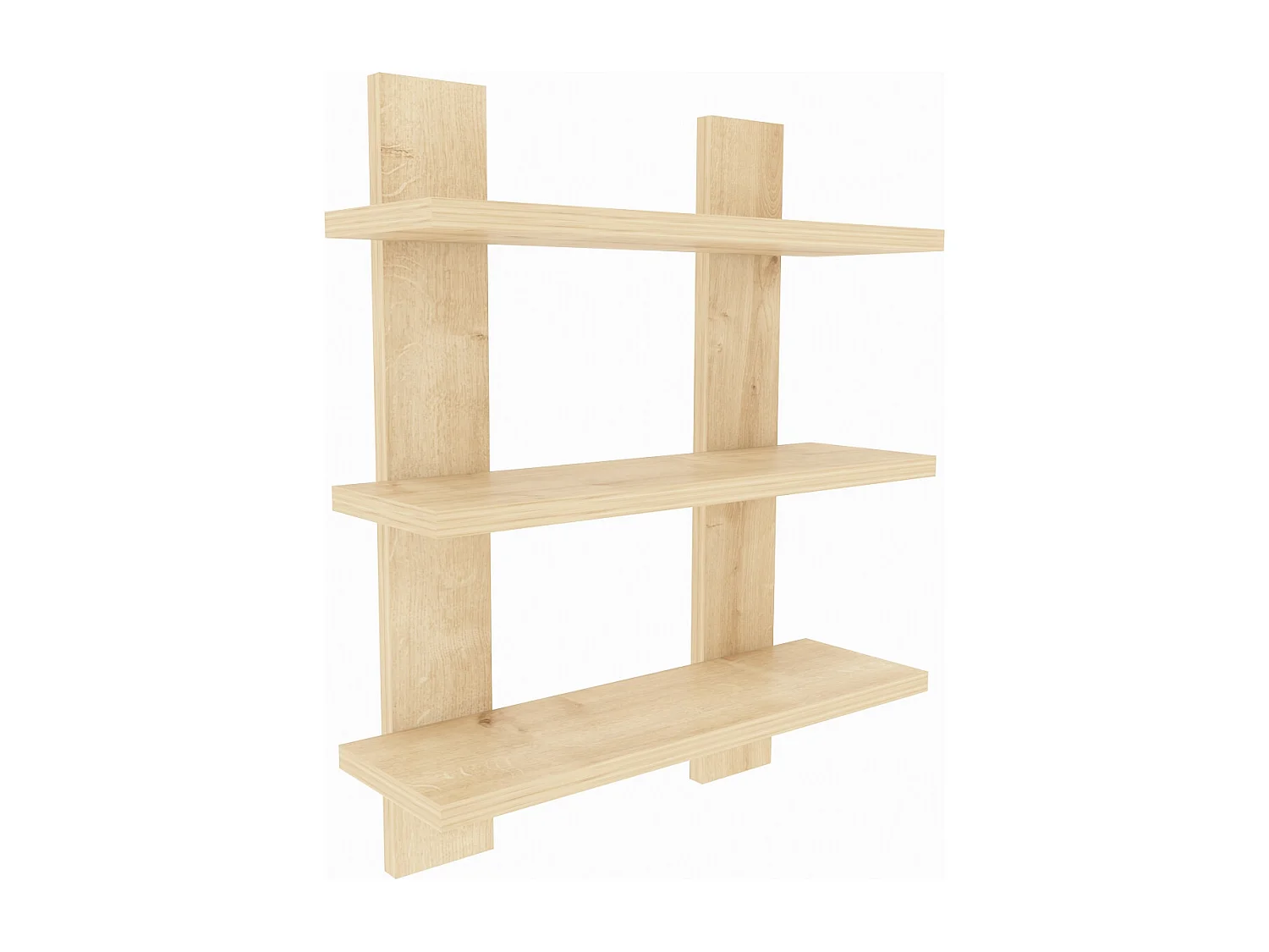 Wandregal WACO-helle Eiche,50x60x16