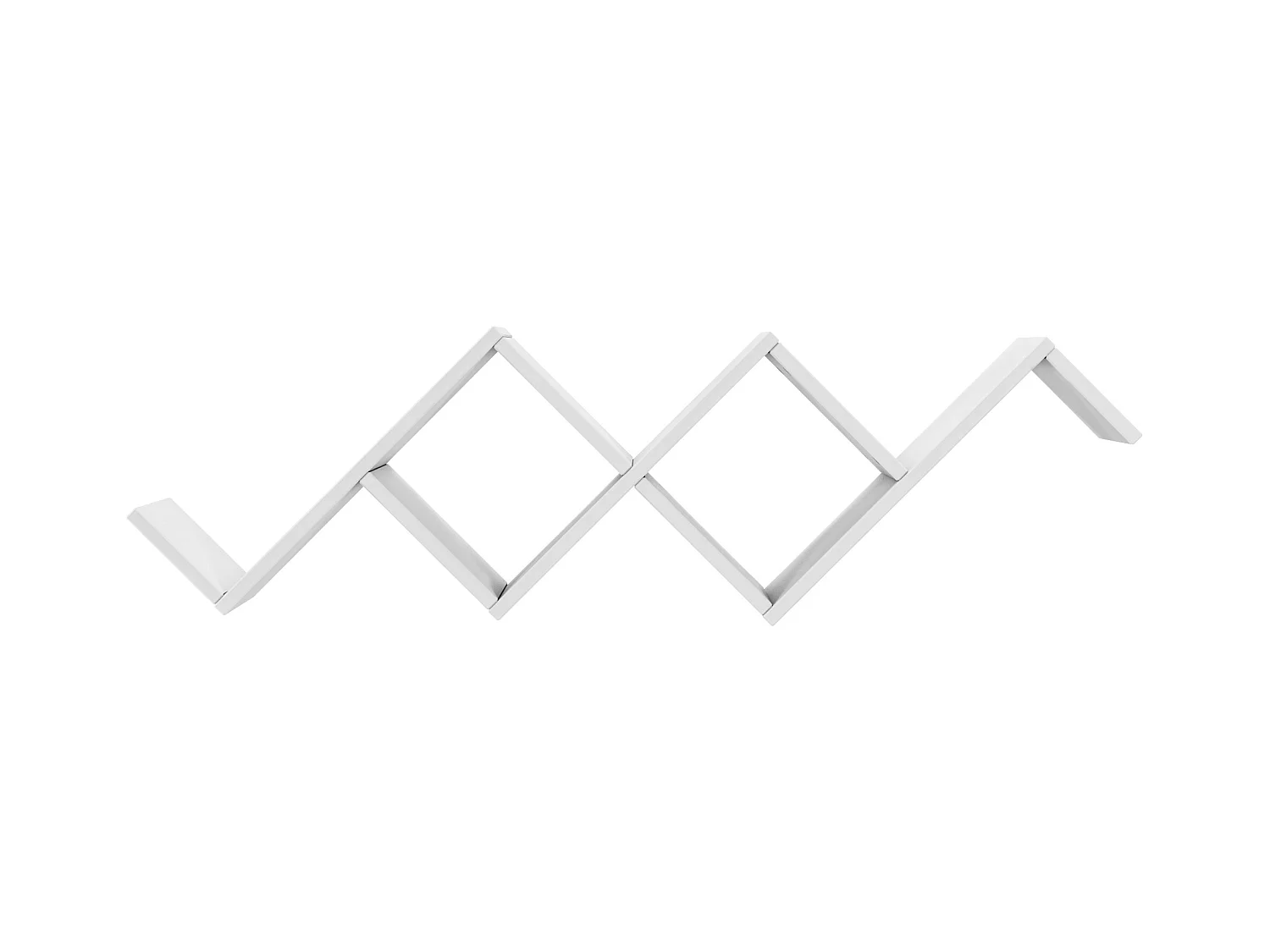 Etagère murale CAROTI-BLANC, 80X95X22