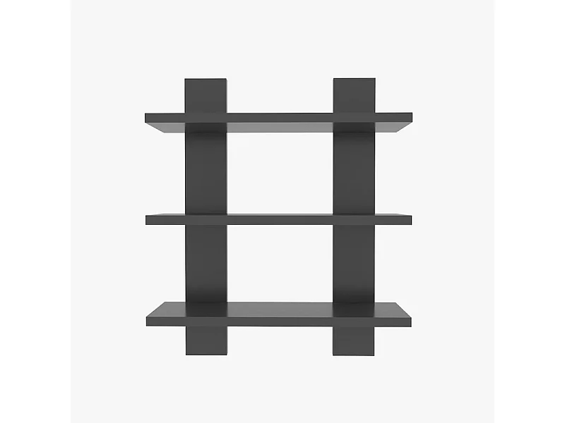 Etagère murale WACO-gris anthracite, 50x60x16