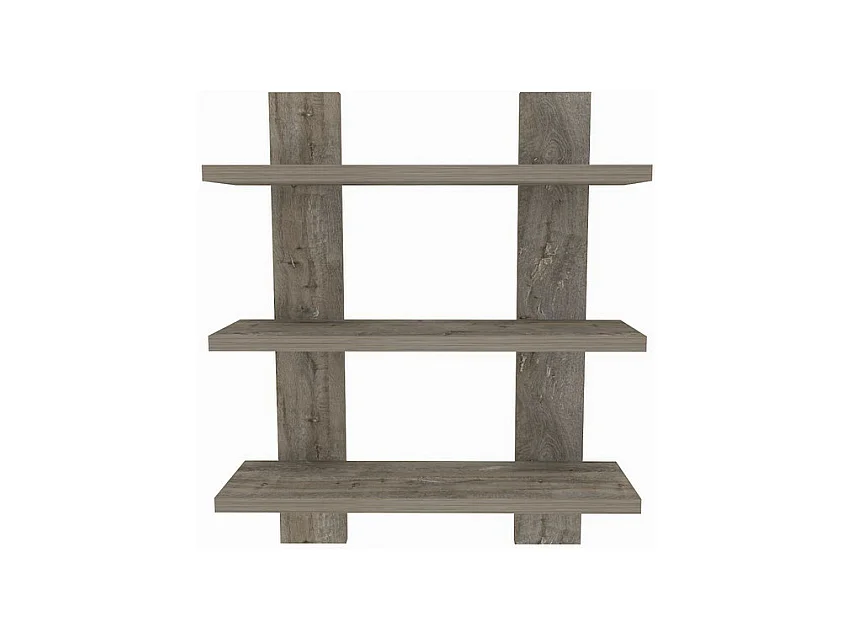 Etagère murale WACO chêne foncé, 50x60x16