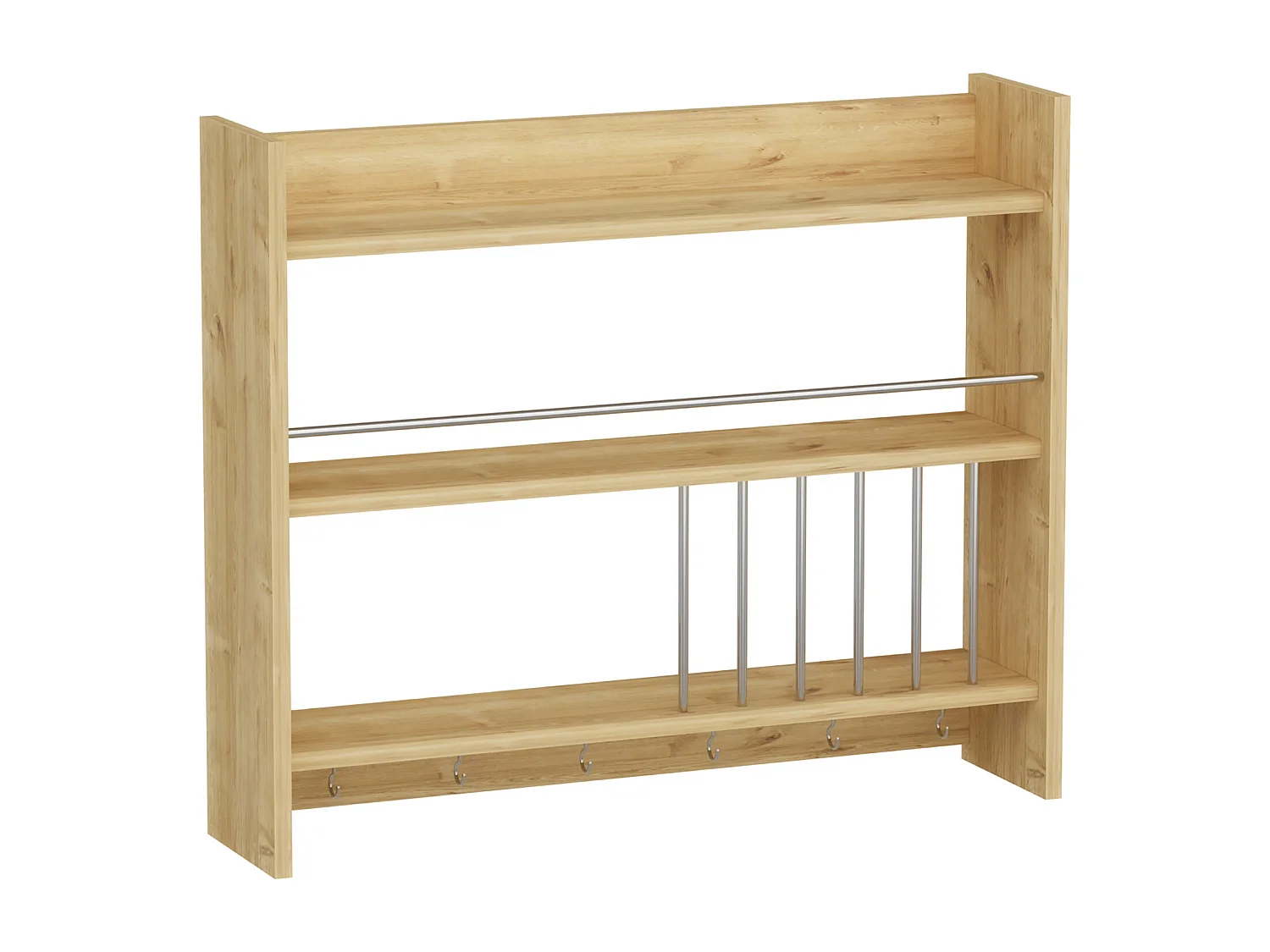 Etagère de cuisine APHRODITE - chêne, 72x19x85
