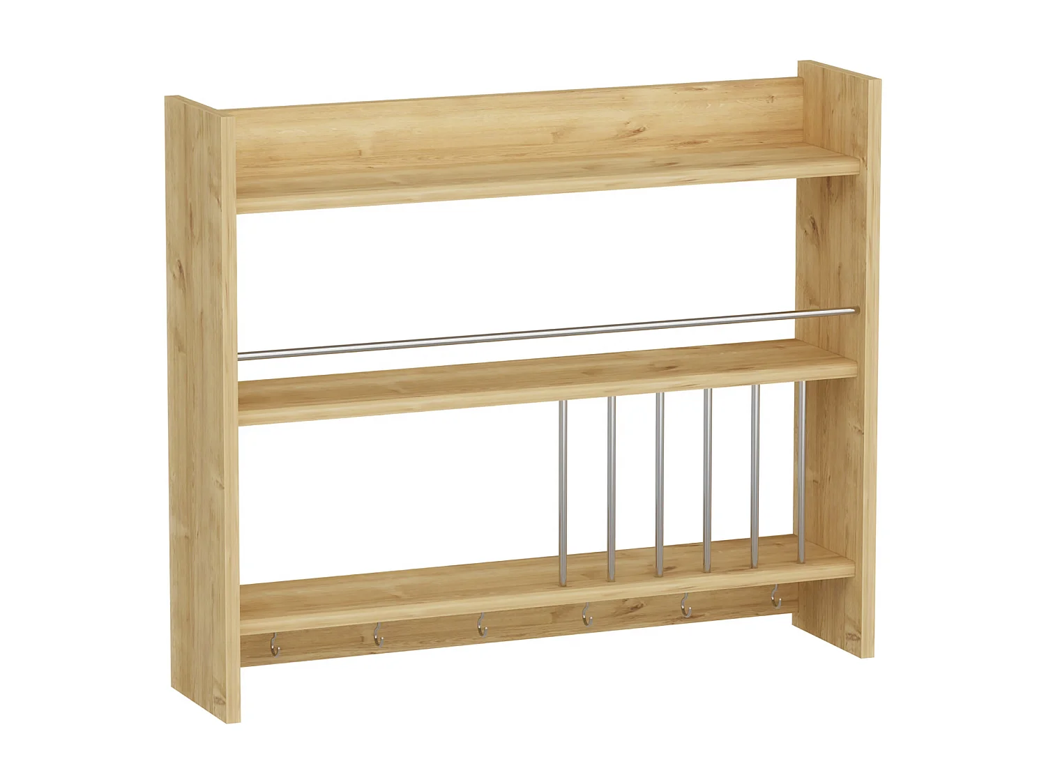 Etagère de cuisine APHRODITE - chêne, 72x19x85