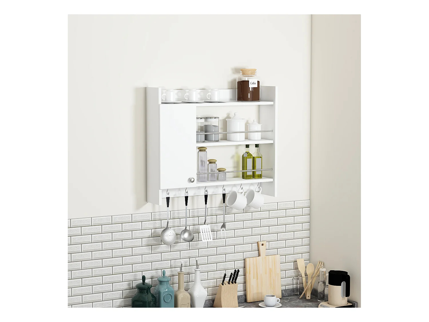 Keuken DIONYSOS- Wit, 72x19,6x85