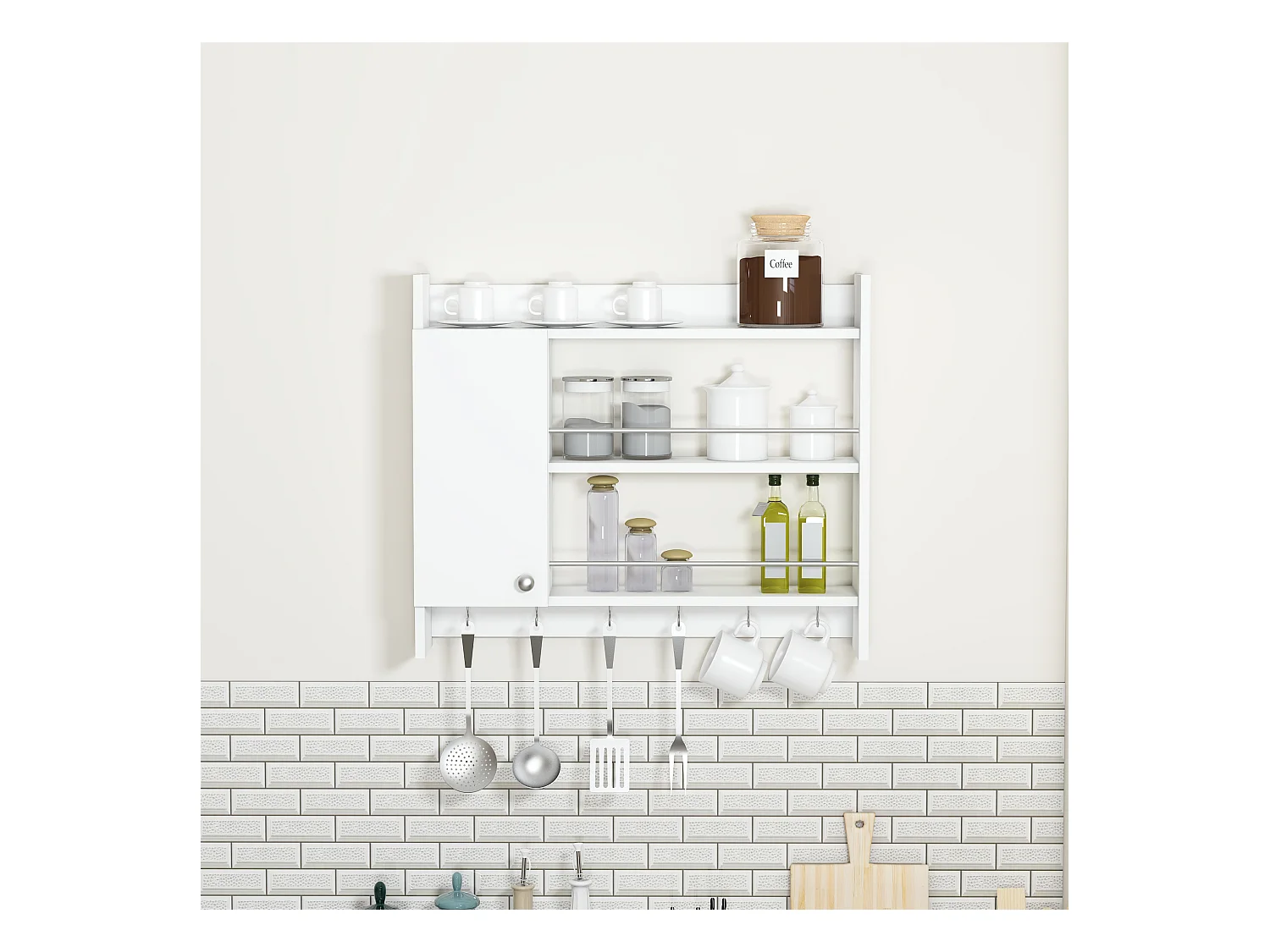 Keuken DIONYSOS- Wit, 72x19,6x85