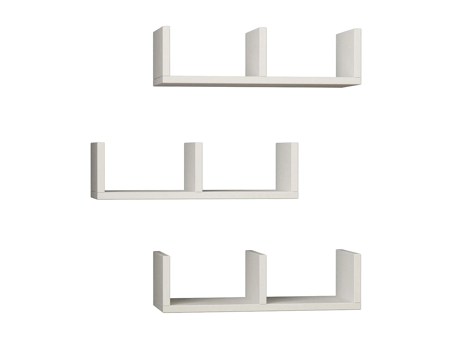 Etagère Raf Modèle U - Blanc, 50x16x20