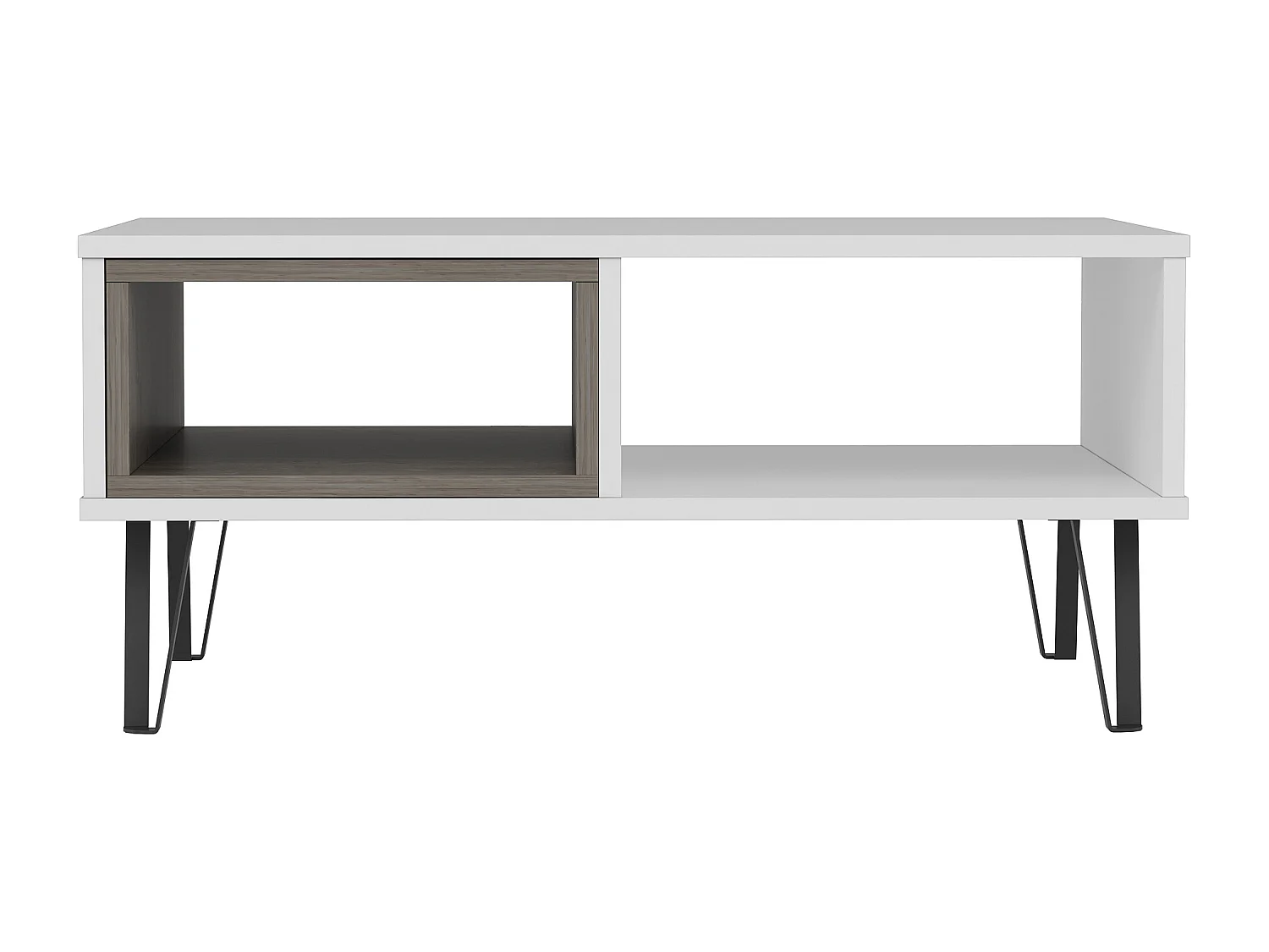 Table basse MENDOZ- blanc, 90x41x60