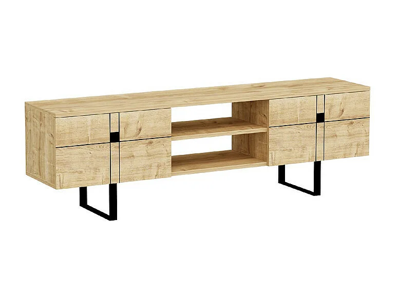 Tv-Schrank ZEUS-  Eiche helle, 50x160x35