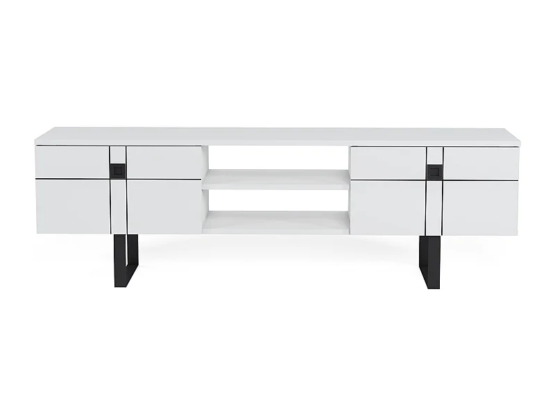 TV-meubel PAULO- wit, 51x160x35