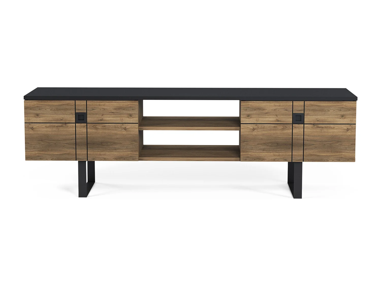 Mobile TV PAULO- marrone, 51x160x35