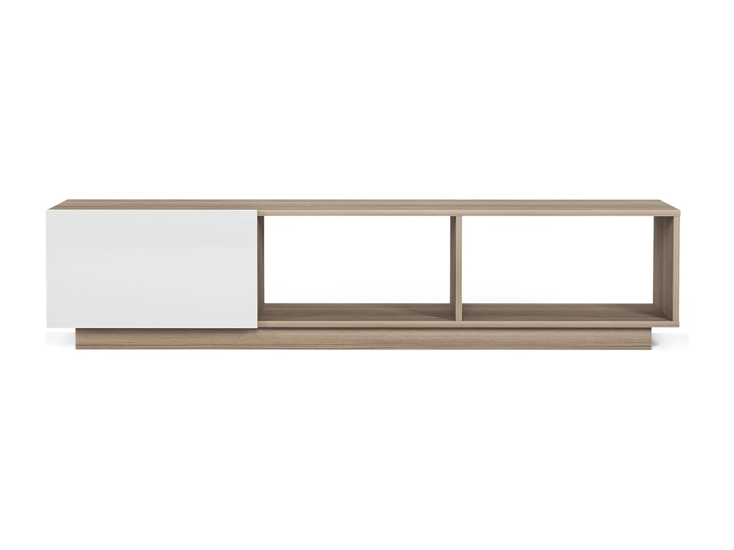 Szafka RTV LEPANDO - brązowa, 42x180x37