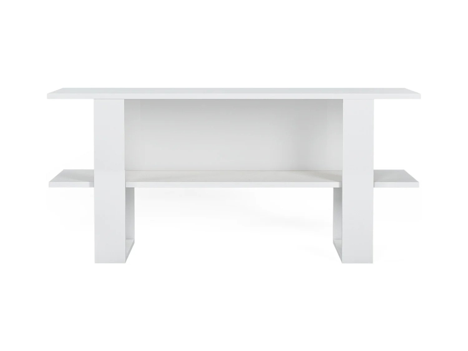 Meuble TV CORNELLIA- blanc, 40x120x35
