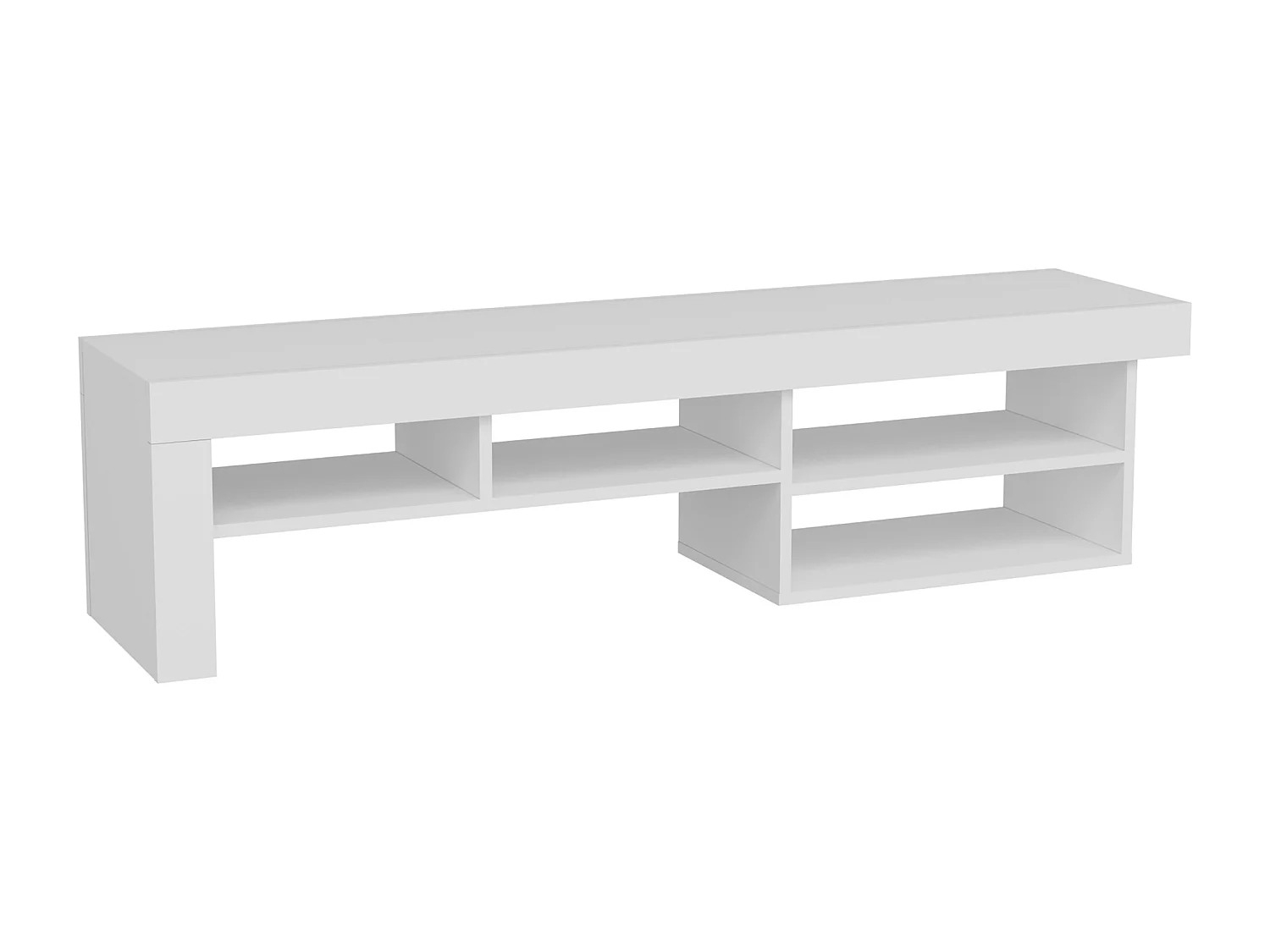 Tv-meubel HESTIA - wit - wit, 40x160x38