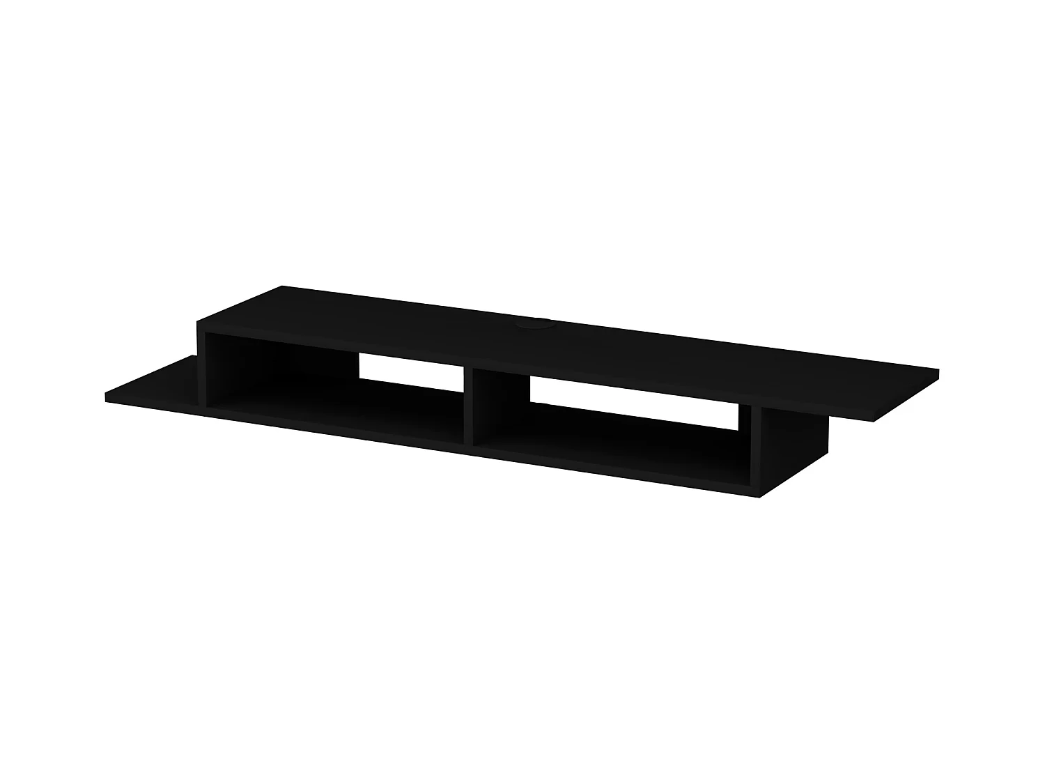 Meuble TV NUMUDIO- noir, 18x141x30