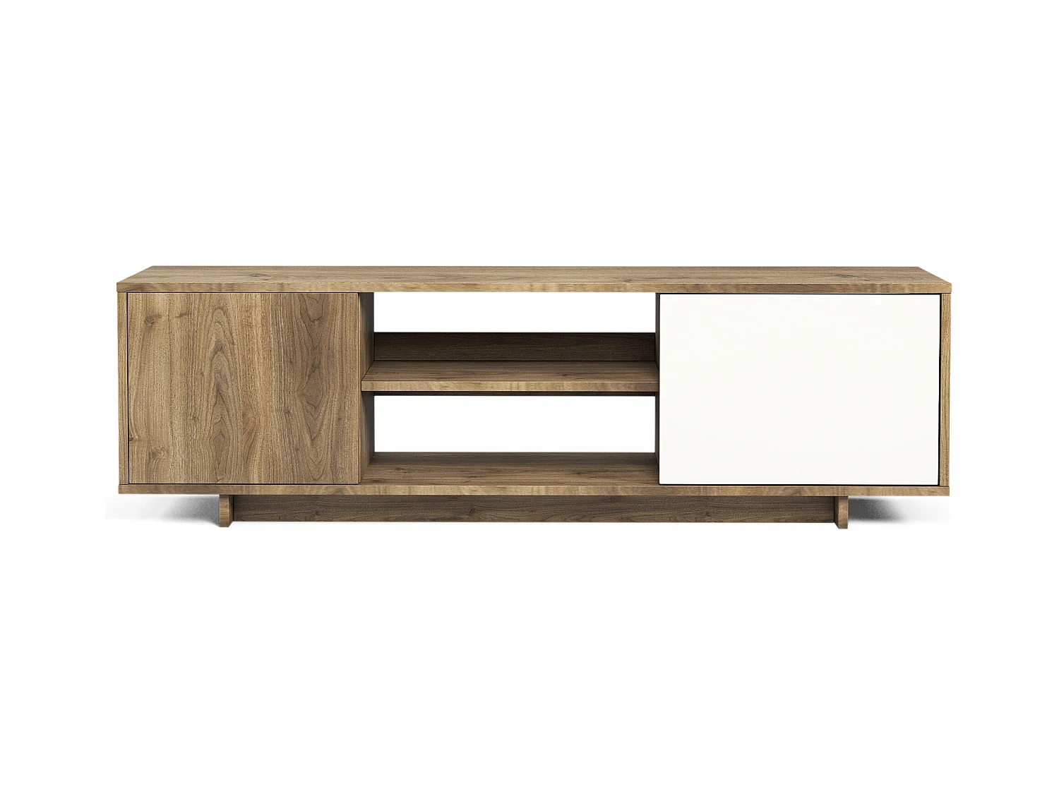 Meuble TV GARBATELLA- marron, 52x160x35