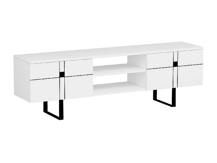 Tv-Schrank ZEUS- Weiß, 50x160x35