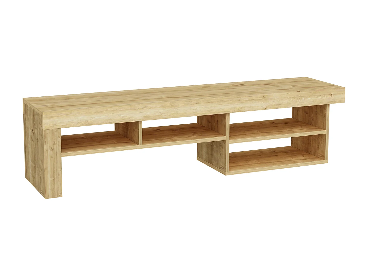 Tv-meubel HESTIA - eiken - eiken, 40x160x38