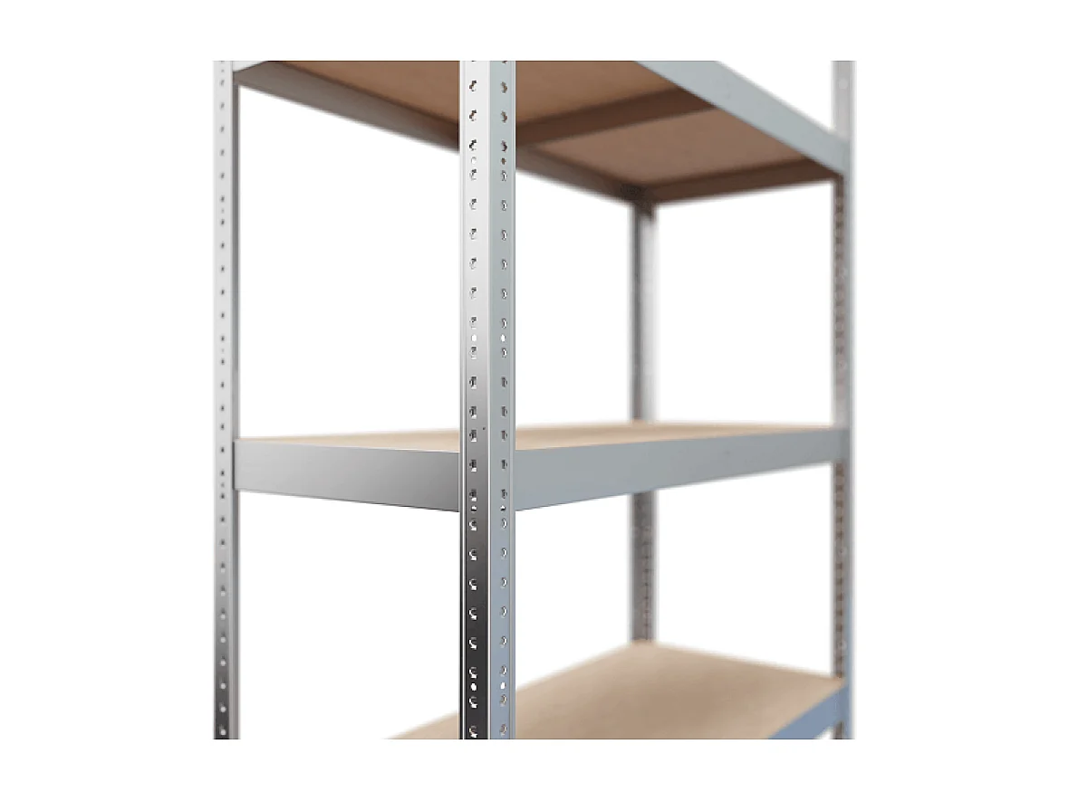 Stellingkast Set van 2 - Metalen Opbergrek - voorraadkast - wandkast - Magazijnstelling 180x90x40 - 5 lagen - 175 KG per plank - max 875 KG