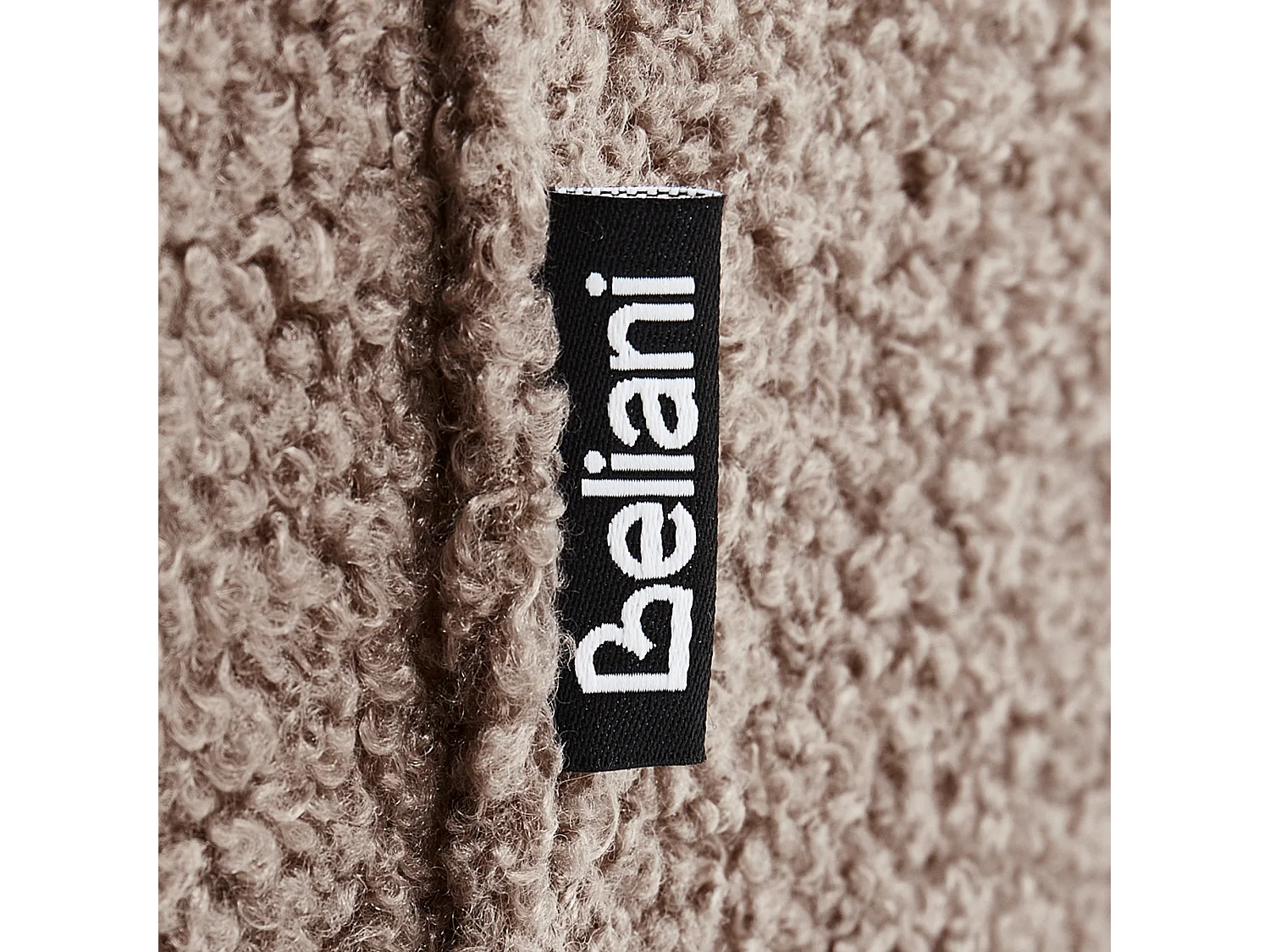 Set di 2 sedie da pranzo MINA II Bouclé Marrone chiaro