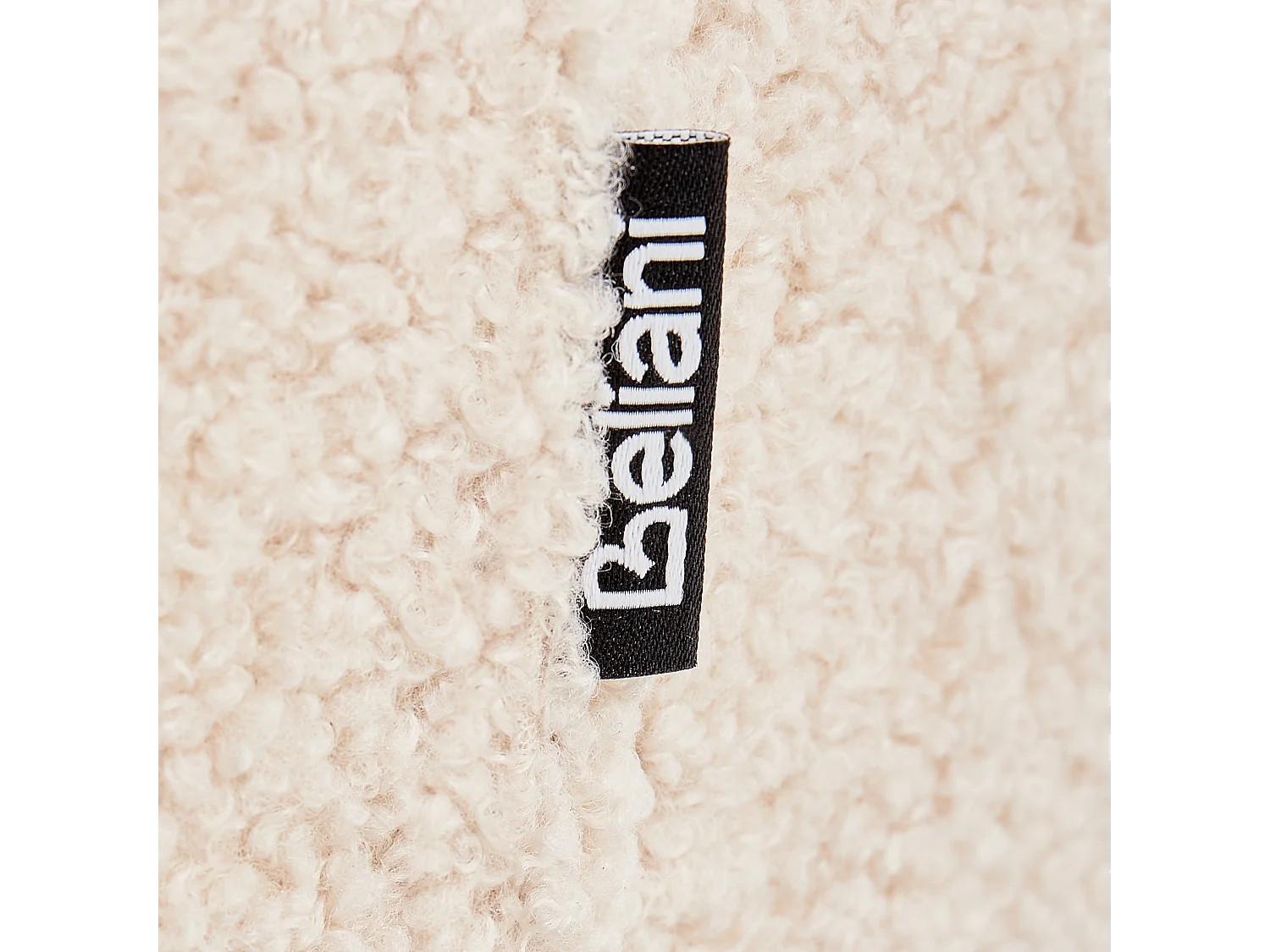 Lot de 2 chaises de salle à manger MINA II Bouclé Beige clair