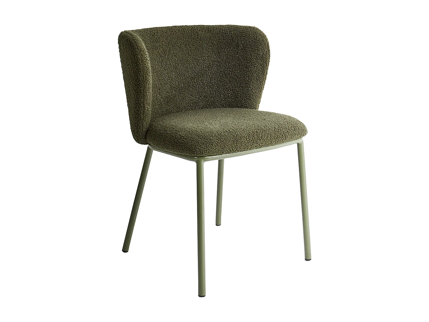 Lot de 2 chaises de salle à manger MINA II Vert foncé