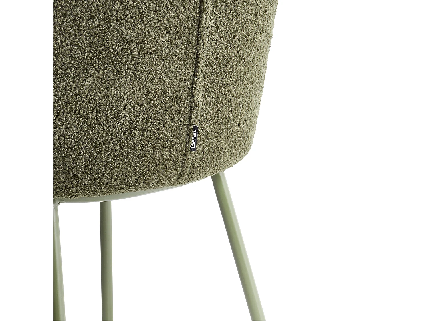 Lot de 2 chaises de salle à manger MINA II Vert foncé