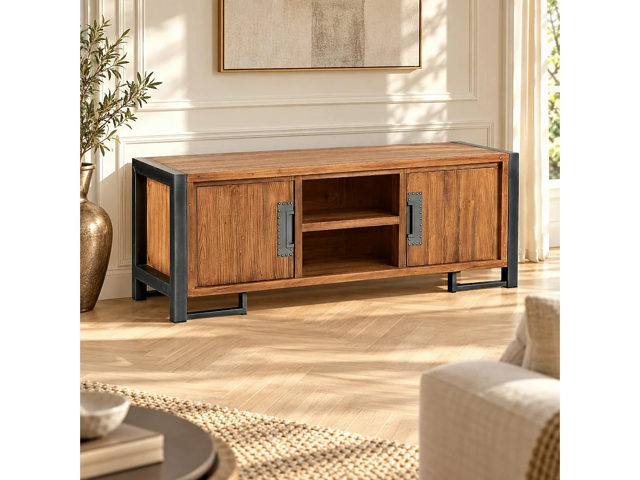 Meuble TV marron teck naturel CANADA