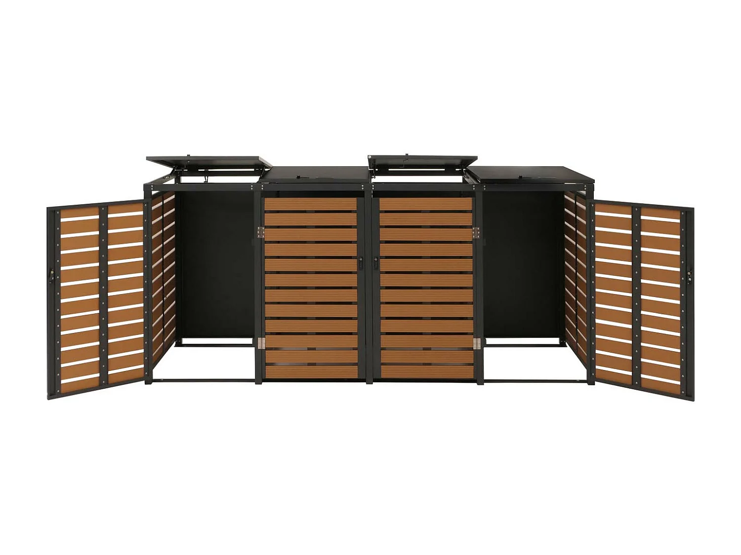 Pojemnik MCW-K14 (4 sztuki),  teak look