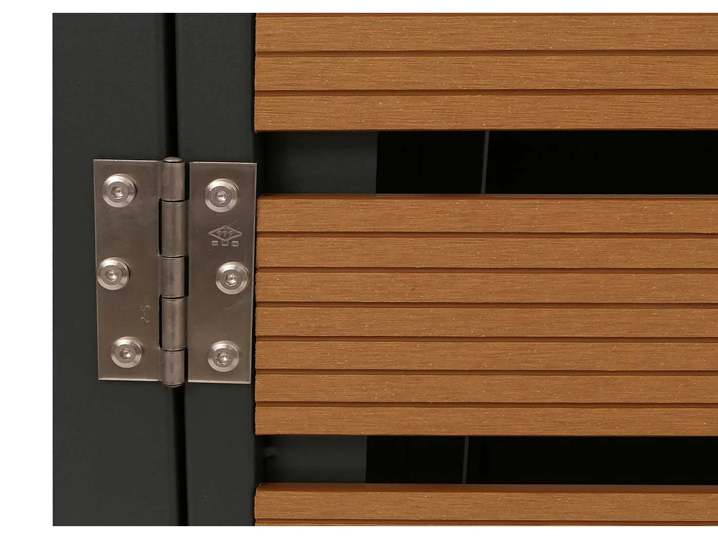 Affaldsspandbeklædning MCW-K14 (4 stk.),  teak-look