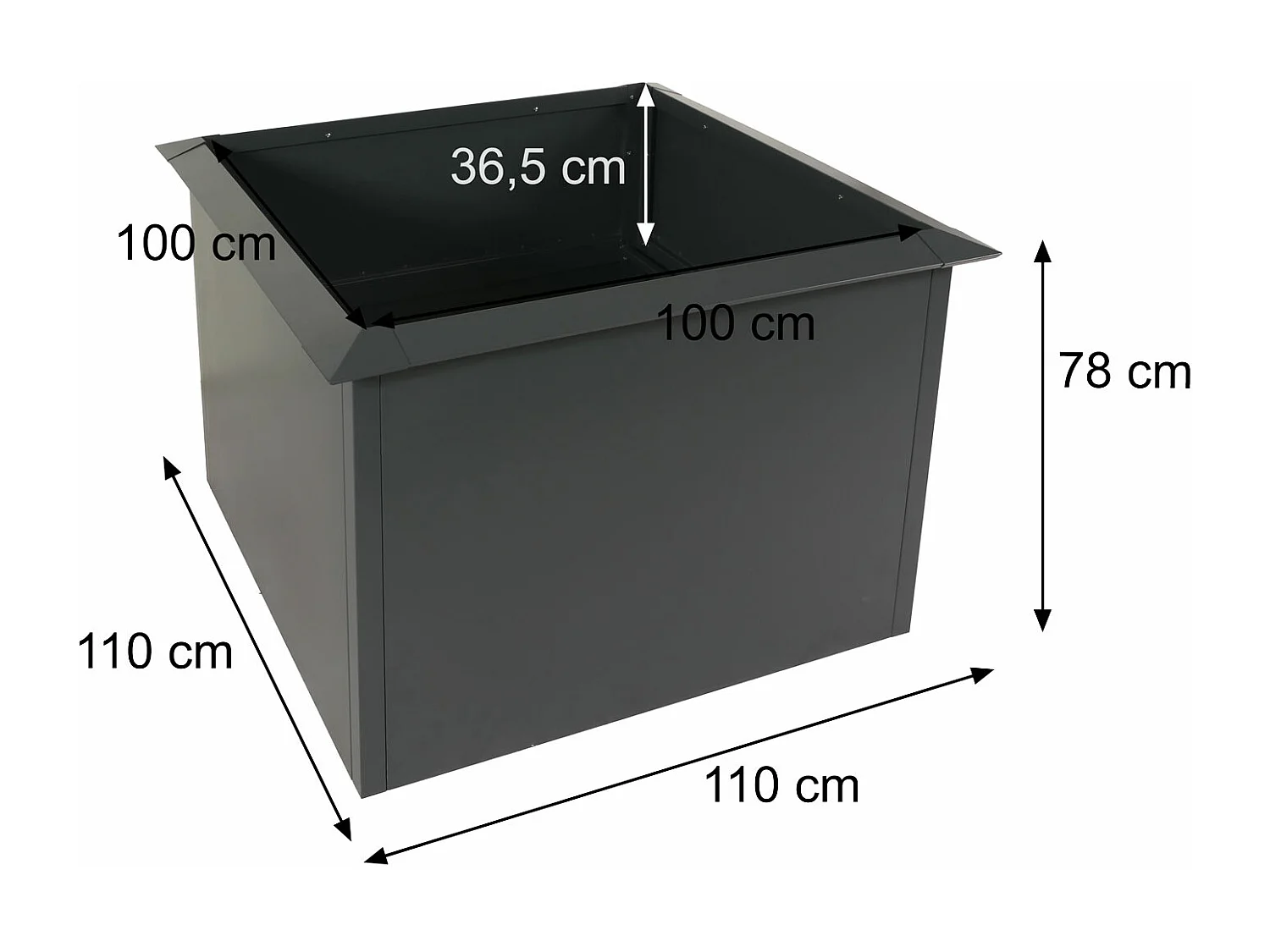 Verhoogde plantenbak MCW-N24 Slakkenbescherming