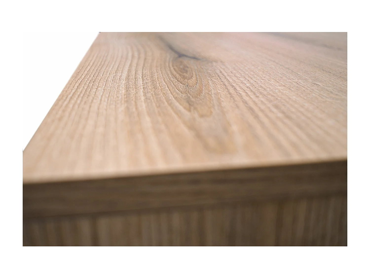 Hängeschrank mit geriffelter Front - Eichenholzoptik Evoke - 46 cm - OSAKA