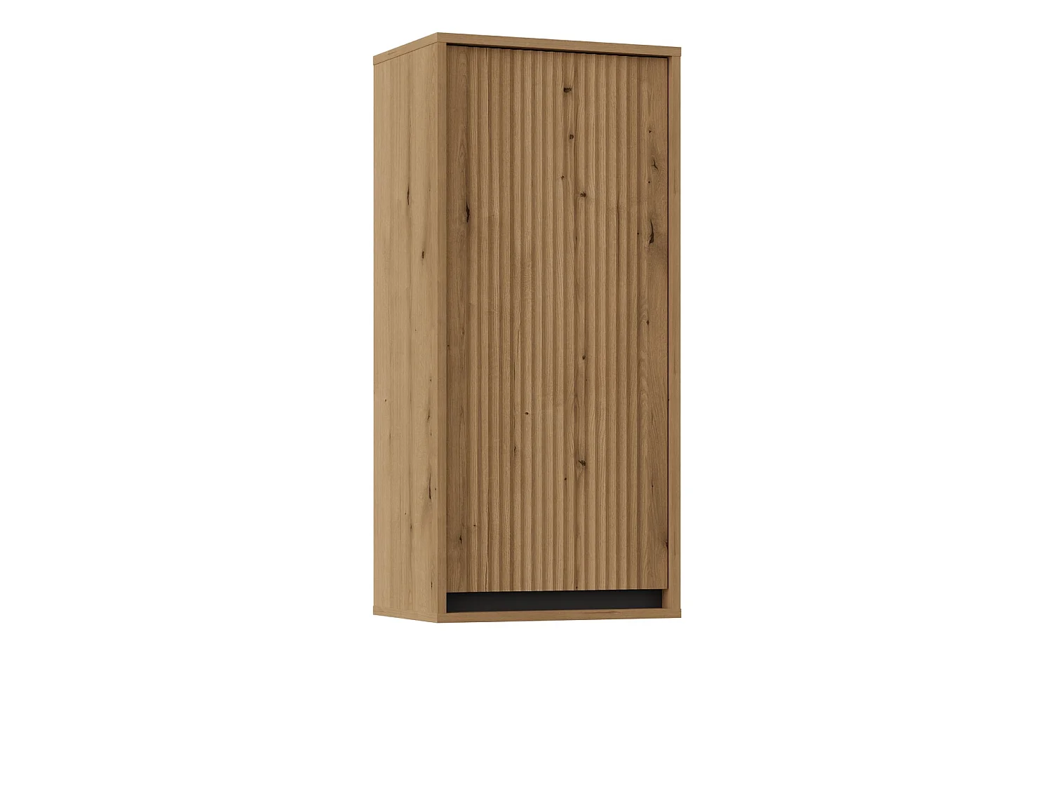Hängeschrank mit geriffelter Front - Eichenholzoptik Evoke - 46 cm - OSAKA