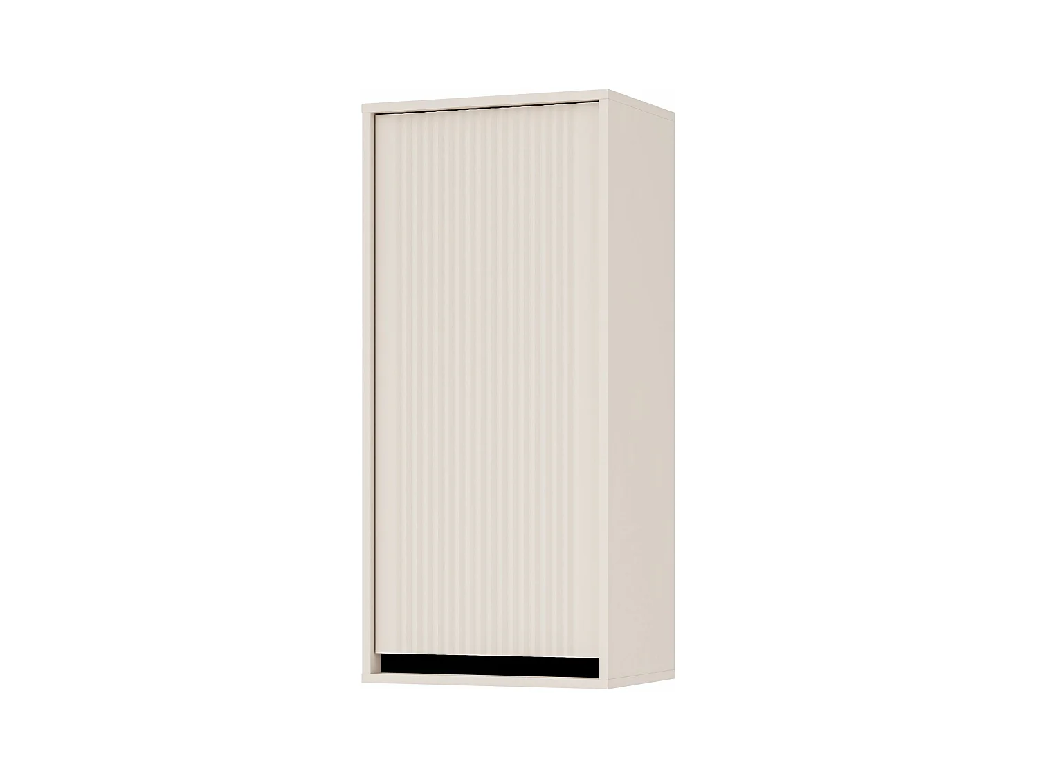 Hängeschrank mit geriffelter Front - Sandbeige - 46 cm - OSAKA
