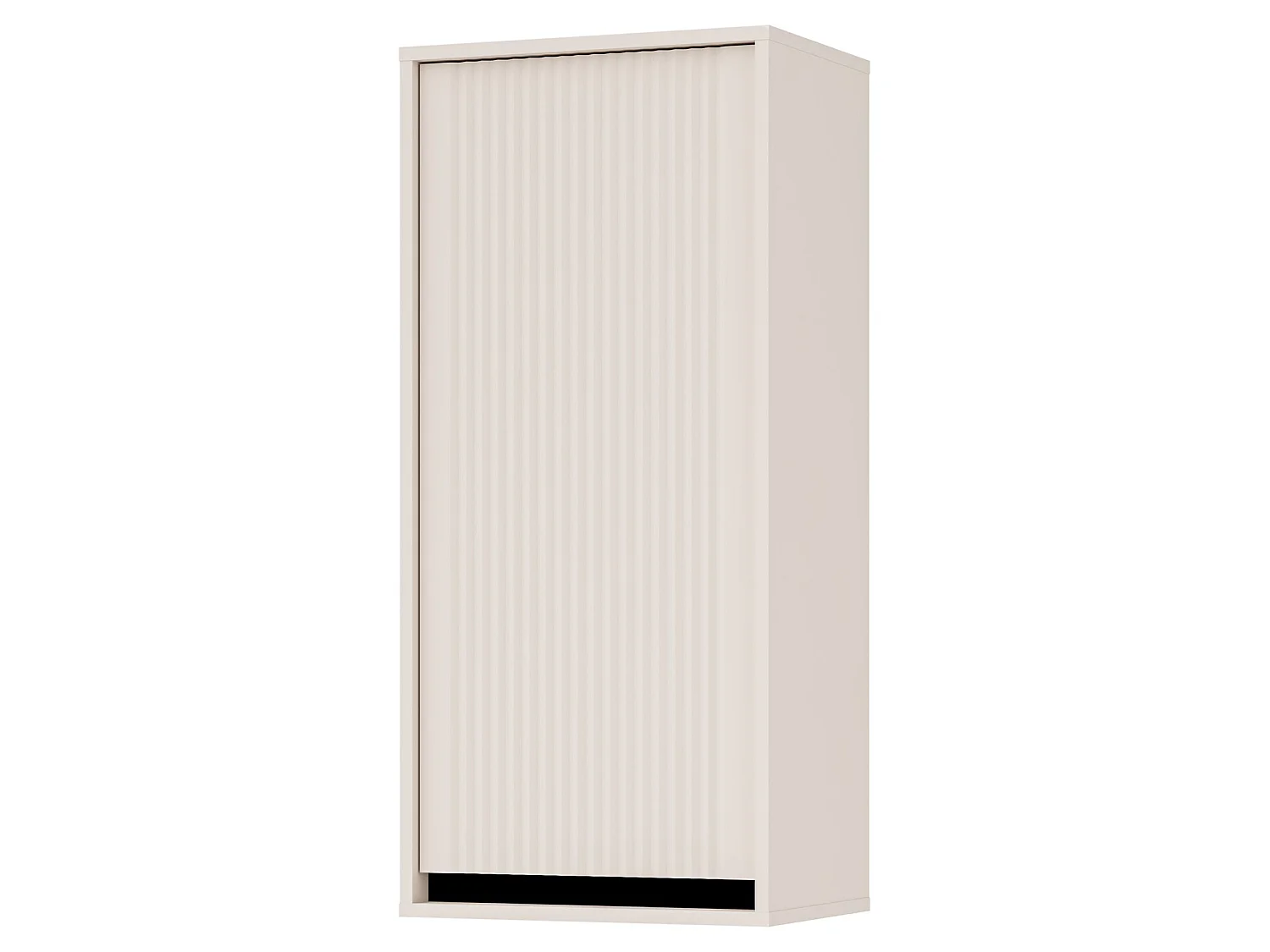 Hängeschrank mit geriffelter Front - Sandbeige - 46 cm - OSAKA
