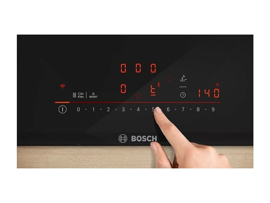 Bosch Table de cuisson à induction 59.2cm 4 foyers 7400w noir - PIX631HC1H
