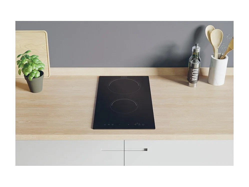 Candy Table domino induction 30cm 3500w noir - CID30/1