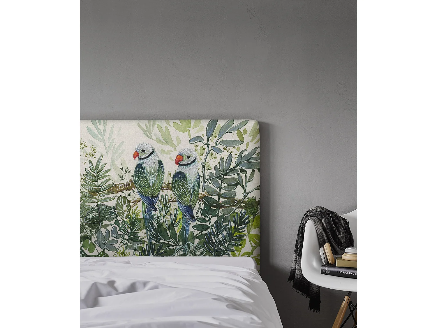 BELLECOUR LITERIE | Tête de lit déhoussable LES INSEPARABLES 180x110 cm