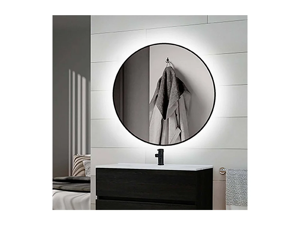 Miroir avec éclairage décoratif à led Zeus