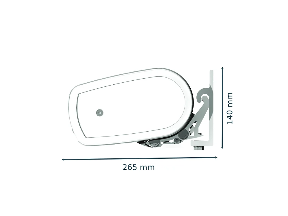 Store banne coffre MEEL 5,00x3,50m (Motorisé à interrupteur + manœuvre de secours - Taupe - Blanc)