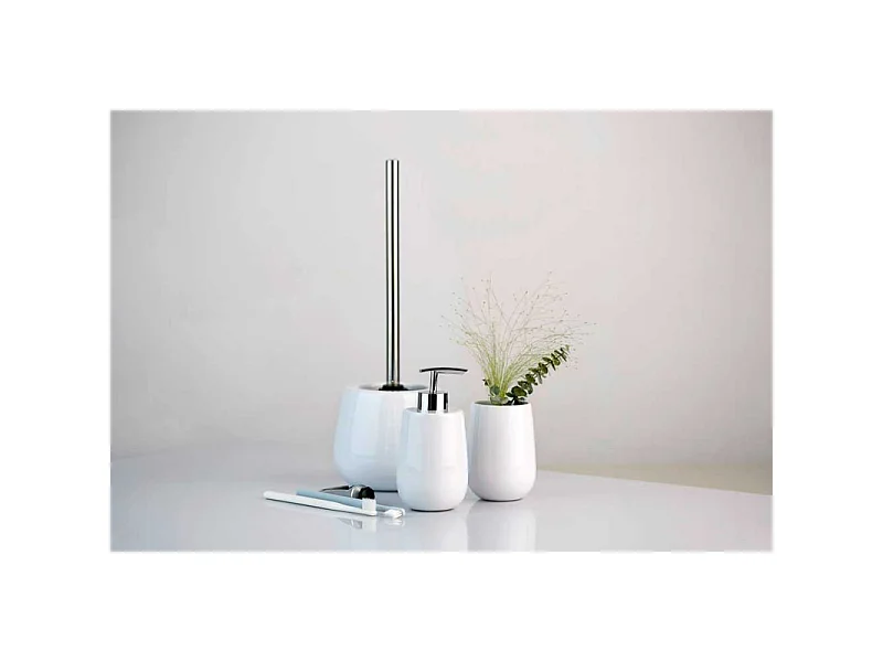 Distributeur de savon en céramique "Malta" - Blanc - 290 ml