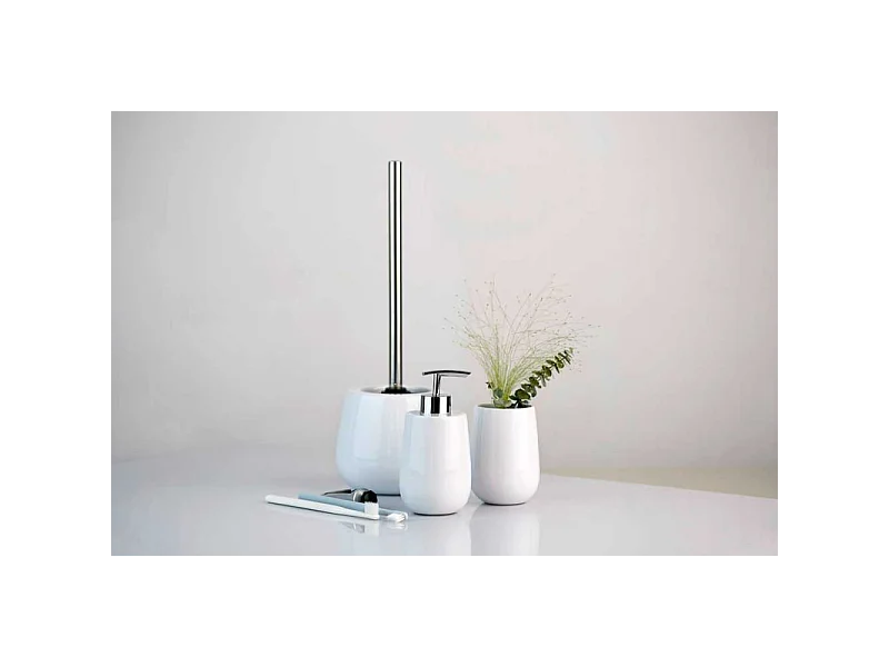 Distributeur de savon en céramique "Malta" - Blanc - 290 ml