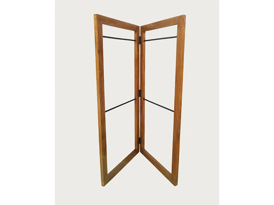 Elevéa - Porte serviette pliable en bois massif de manguier