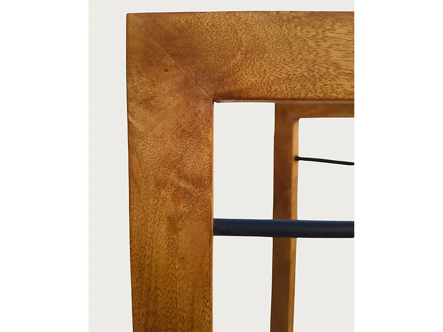 Elevéa - Porte serviette pliable en bois massif de manguier