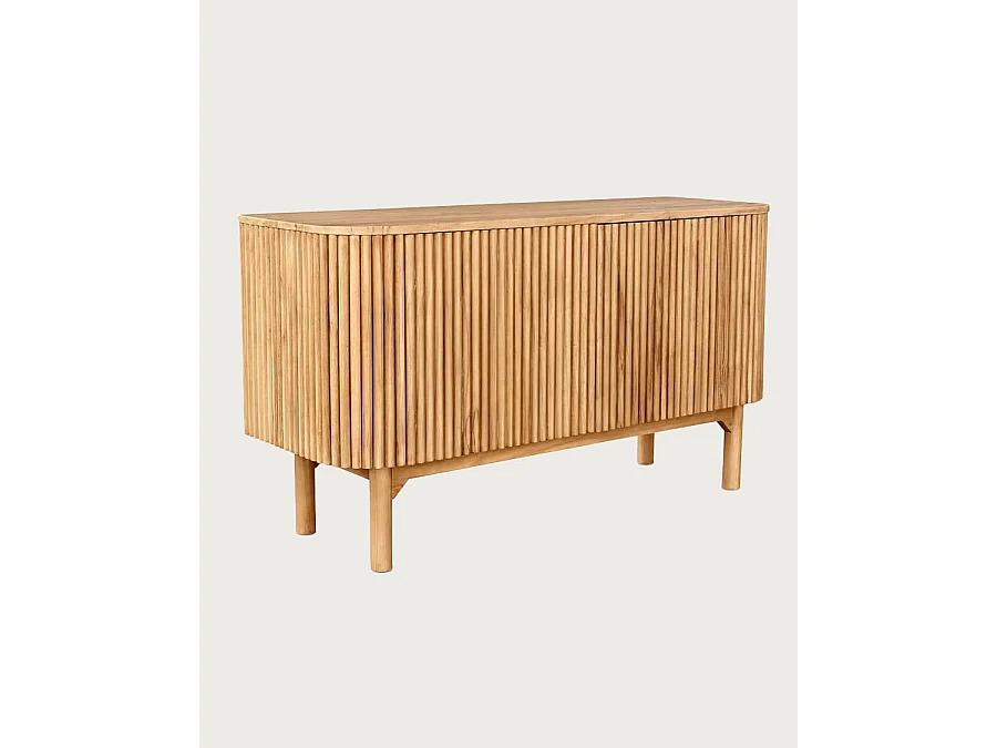 Orma - Meuble salle de bain en bois de teck 2 portes