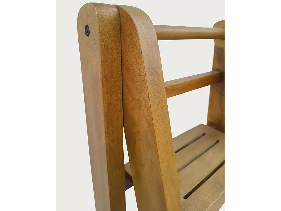 Vertis - Étagère de salle de bain en bois massif