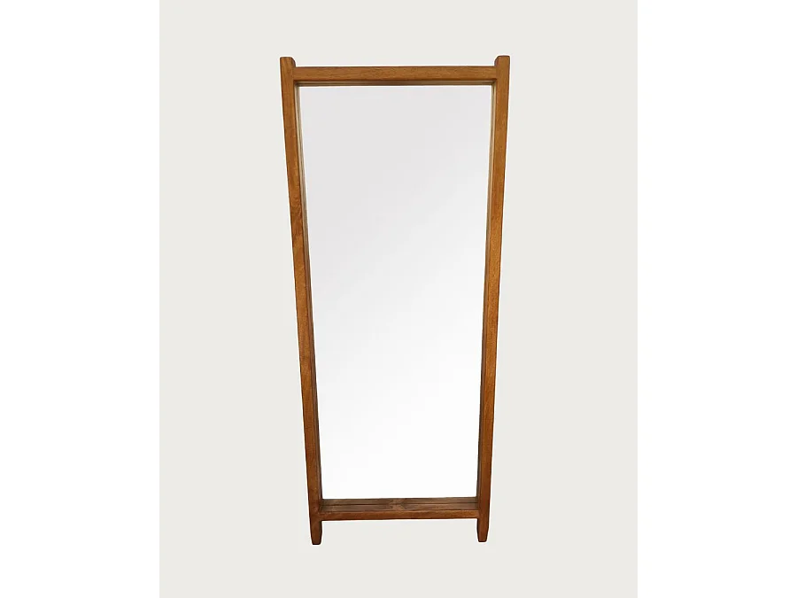 Vivo - Miroir sur pied en bois massif de manguier