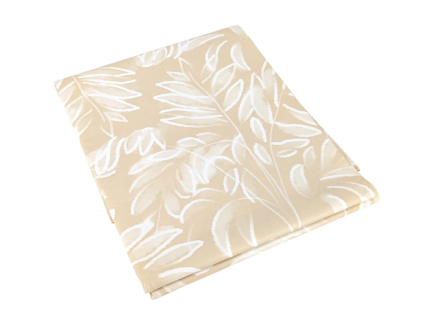 Nappe rectangulaire 140x180 cm antitaches VERDURE jaune sable