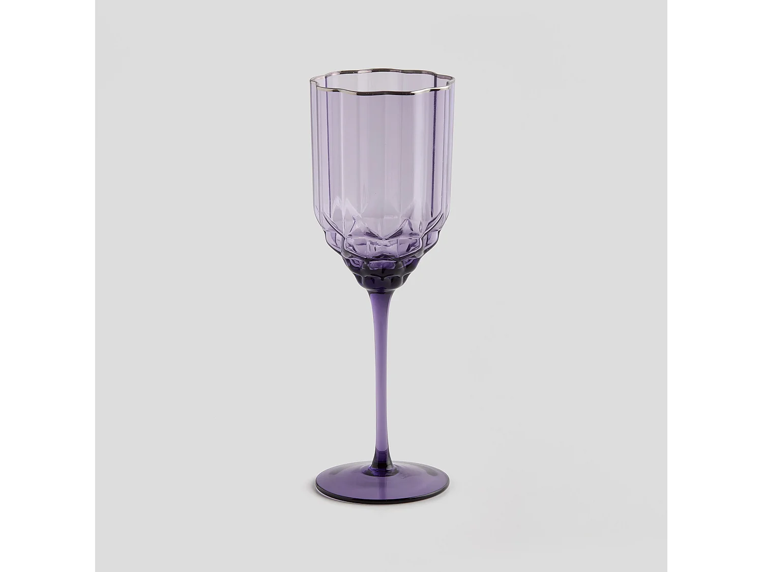 Verre À Vin Flavia Violet Moyen 24 x 8 x 7.8 x 8.2