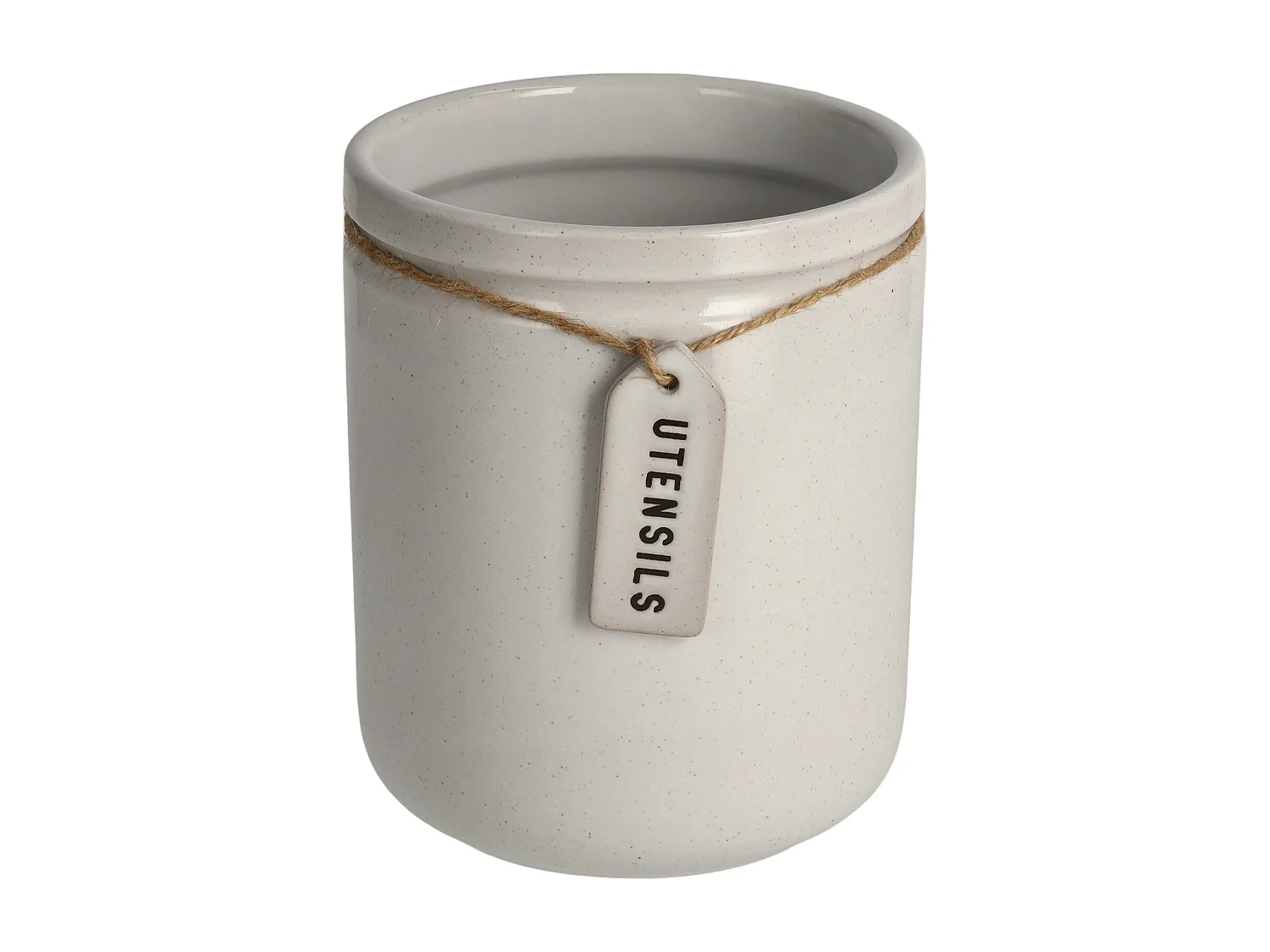 porte-ustensiles Malani gris clair 15.7 x 13.2 x 13.2